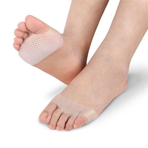 Soft Silicone Gel Toe Pads High Heel Shock Absorption Anti Slip