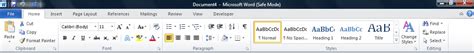 The Home Tab In Microsoft Word