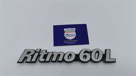 Scritta Fregio Logo Sigla Posteriore Fiat Ritmo Originale