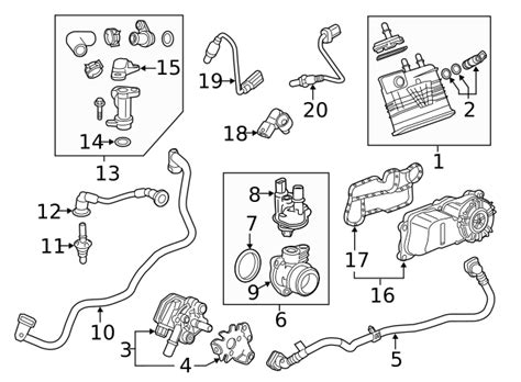 55515878 Charge Air Cooler Inlet Air Rear Hose Adapter 2020 2024 Cadillac Chevrolet Parts Direct