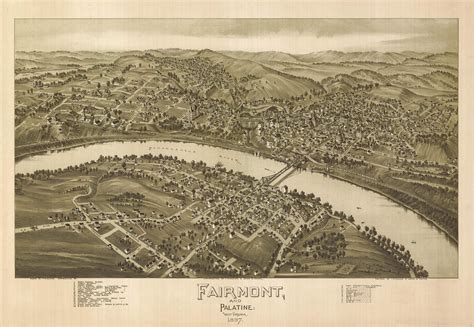 Historic Map - Elkins, WV - 1897 | World Maps Online