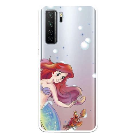 Funda Para Huawei P40 Lite 5g Oficial De Disney Ariel Y Sebastián