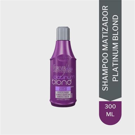 Shampoo Matizador Platinum Blond Forever Liss 300ml Submarino