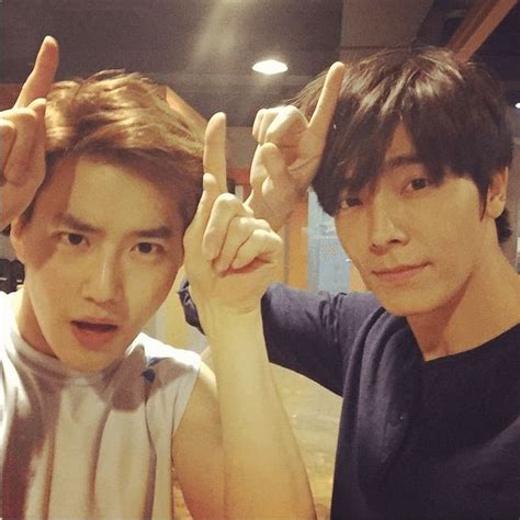 Super Junior S Donghae And EXO S Suho Show Off Their Friendship