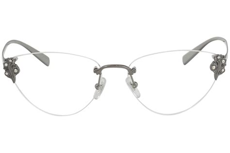 Versace Womens Eyeglasses Ve1254b Ve1254b Rimless Optical Frame