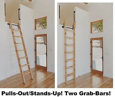 Loft Ladder Ideas Space Saving, Diy Loft Ladder, Ladder Stairs, Folding ...