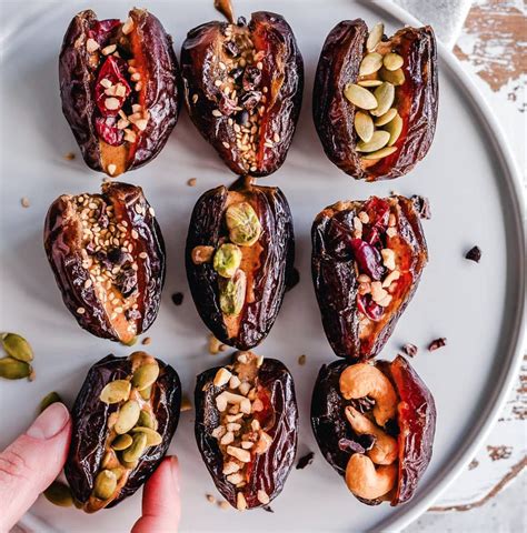 Stuffed Medjool Dates Recipe | The Feedfeed