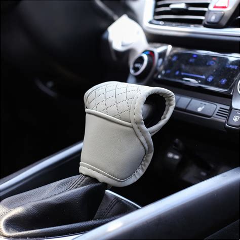 Amazon Ihotder Leather Car Gear Shift Cover Anti Slip Automatic