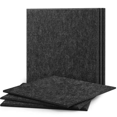 Buy 6 Sets Soundproof Wall Panels, 12"x12"x0.4" Self Adhesive Acoustic ...