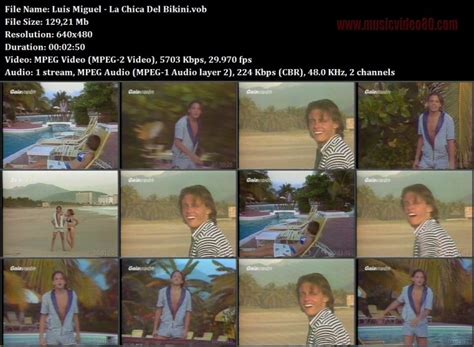 Luis Miguel La Chica Del Bikini MusicVideo80