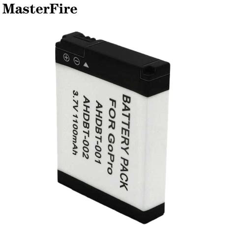 4X Para Ahdbt 002 Ahdbt 001 1100Mah Para Sa Gopro Hd2 2 Hero 1 Battery