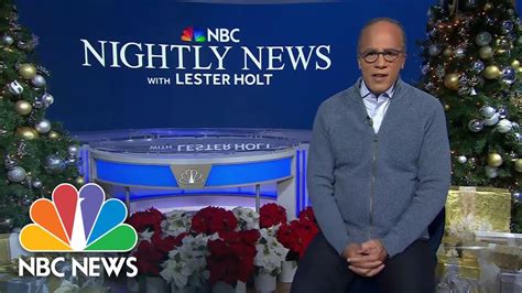 Meet The Group Of Journalists Behind Nbc Nightly News Youtube