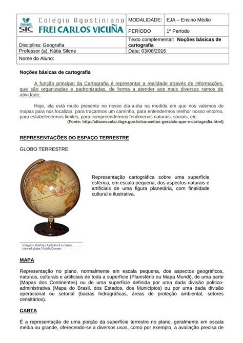 Pdf Modalidade Eja Ensino M Dio Per Odo Texto Es B Sicas De