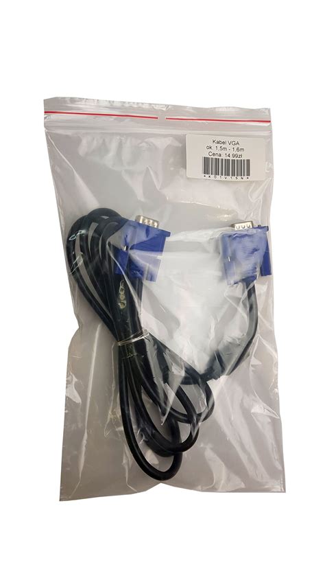 KABEL VGA Do Monitora D SUB FULL HD 1 5M Maxi Comp