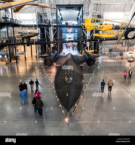 Sr 71 Blackbird On Display At The Steven F Udzar Hazy Center In