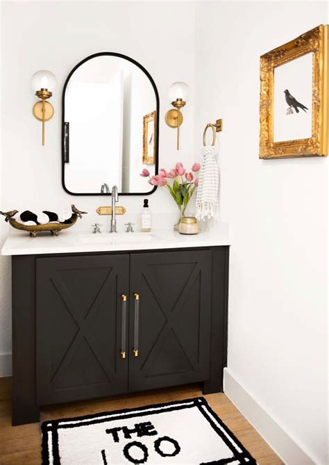 Rondon 1 Light Armed Sconce Curated On LTK Round Mirror Bathroom