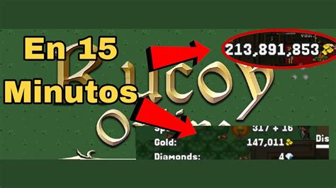 COMO CONSEGUIR ORO RAPIDO EN Rucoy Online YouTube