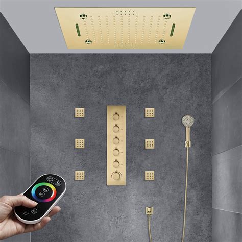 Fontanashowers 20 Remote Controlled Thermostatic Recessed Ceiling