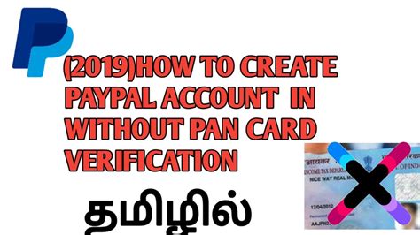 How To Open Paypal Account In Without Pan Card Verification Explaind On