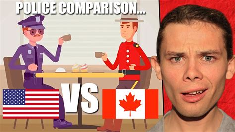 Australian Reacts To Canadian Vs American Police Youtube