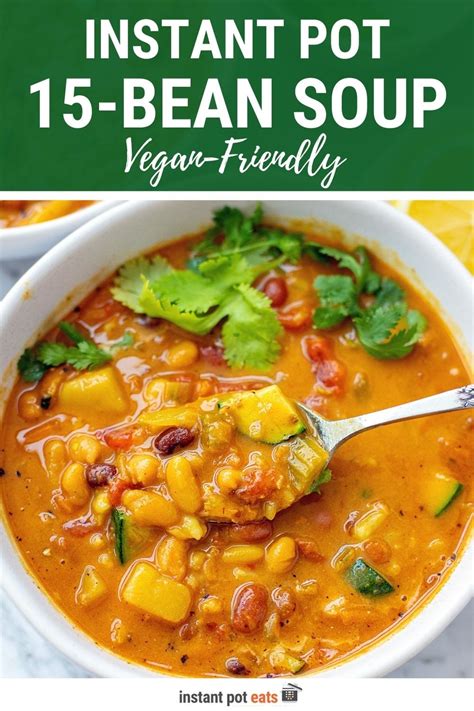 15 Bean Soup Instant Pot Vegetarian