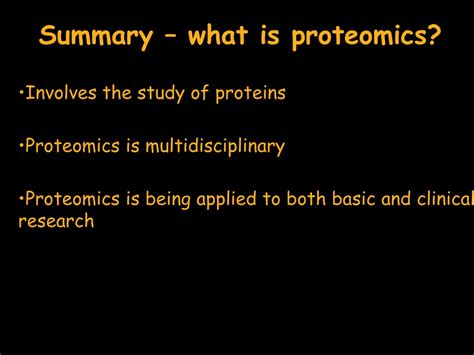 Ppt Introduction To Proteomics Powerpoint Presentation Free Download