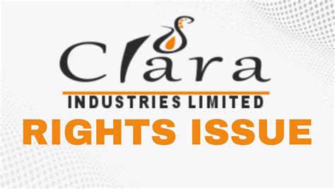 Clara Industries Rights Issue Ipocafe