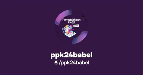 Ppk Babel Linktree