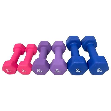 CodYinFI Neoprene Coated Dumbbell Hand Weight Set Walmart