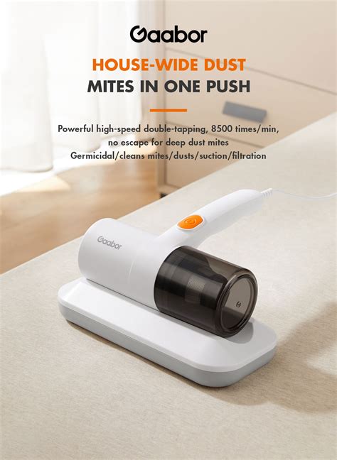 Gaabor Handheld Dust Mite Vacuum Cleaner For Home Mattress Cleaning