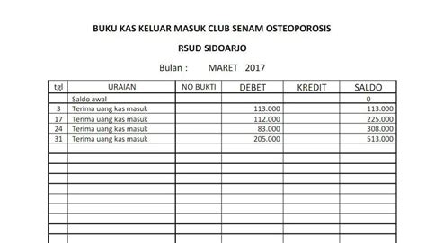 contoh bukti transaksi internal  eksternal lengkap