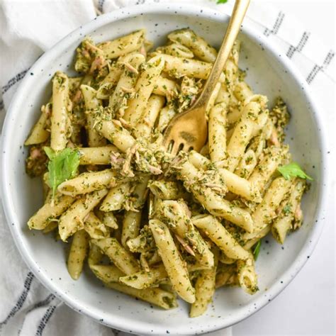 Tuna Pesto Pasta The Dizzy Cook