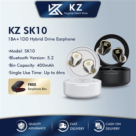 KZ SK10 Z3 AZ09 AZ09 PRO AZ10 TWS Earphones Bluetooth Compatible 5 2