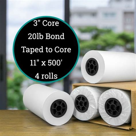 20 Lb Xerographic Bond Paper 36 X 500 Roll 2 Rolls Per Box