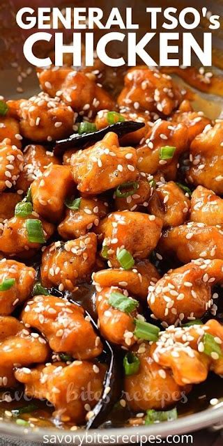 Try This General Tso Chicken Recipe Savory Bites Recipes A Food