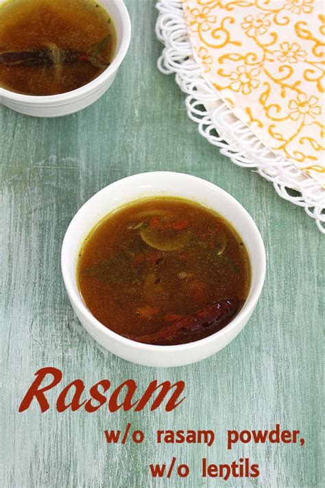 Rasam Recipe How To Make Rasam Recipe Without Rasam Powder Recipe