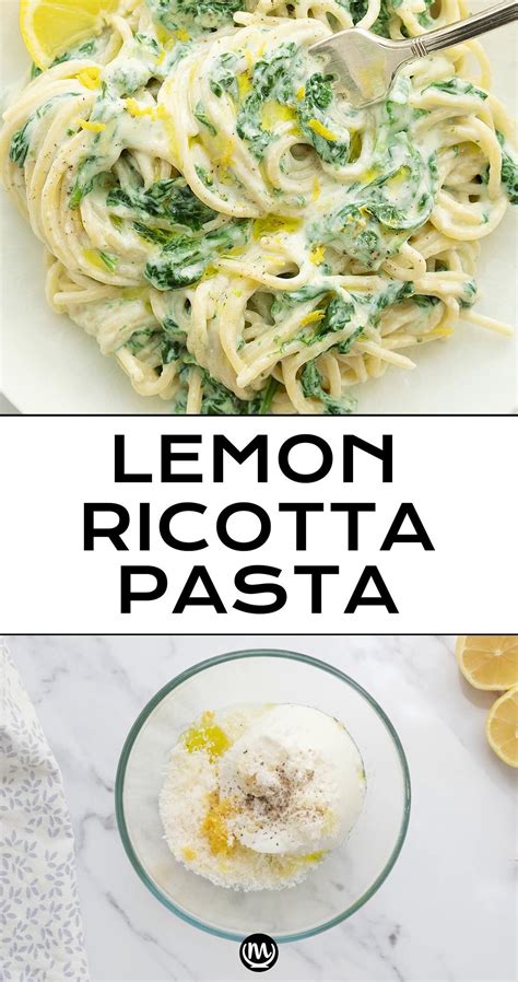 Lemon Ricotta Pasta Spinach Artofit