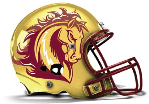 Mustang Football Helmet Logo - LogoDix