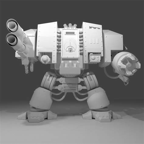 Dreadnought Warhammer 40000 3d Cgtrader