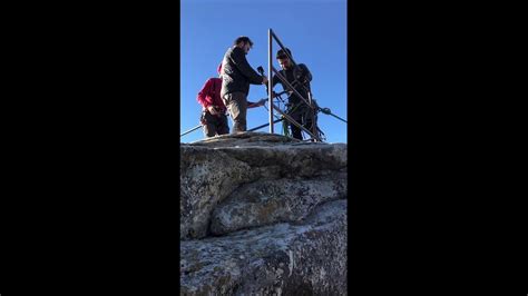 Foot Rope Swing Jump In Yosemite Youtube