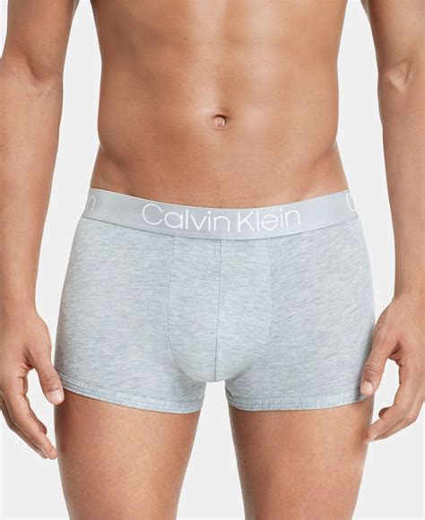 Lyst Calvin Klein Underwear Ultra Soft Modal Trunks In Gray For Men