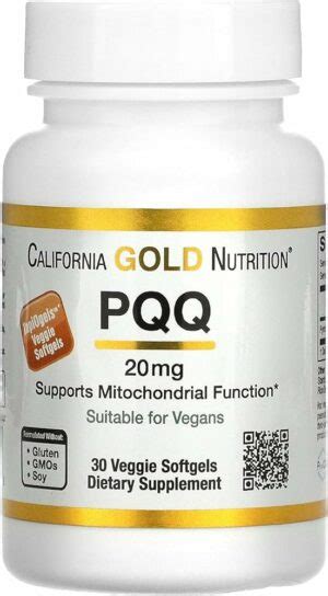 California Gold Nutrition Pqq Mg Veggie Softgels Buy In