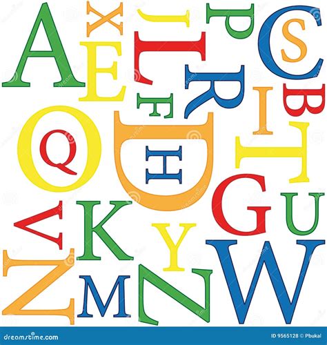 Alphabet Background Stock Vector Illustration Of Letter 9565128