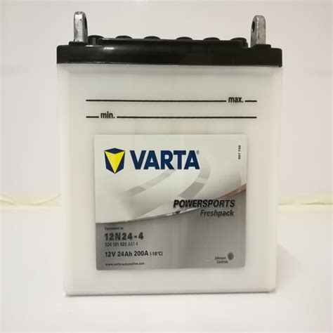 Varta 12N24 4 Funstart Wet Motorcycle Battery 524 101 020 12N24 4