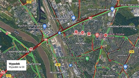 Warszawa Karambol Na S Na Trasie Zderzy O Si Pojazd W