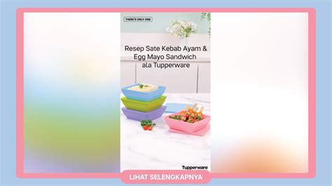 Resep Inspirasi Zen Square Tupperware Indonesia YouTube