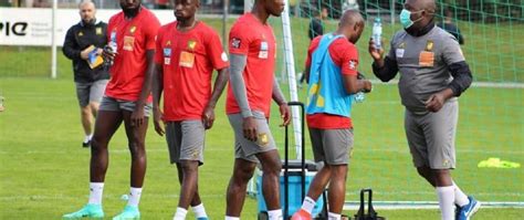 Amical Cameroun Nigéria Première séance dentraînement des Lions