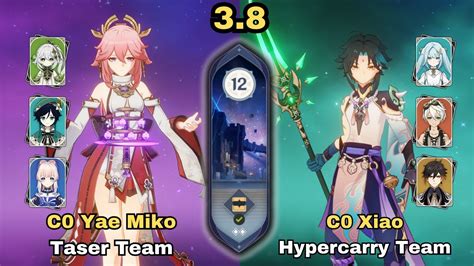 Spiral Abyss C Yae Miko Taser Team C Xiao Hypercarry Team