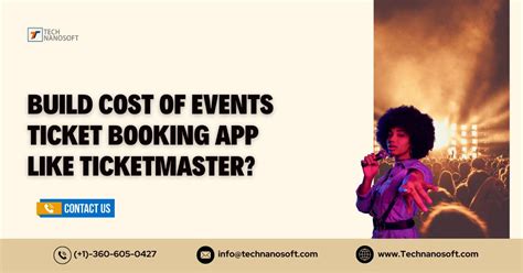 Build Cost Of Events Ticket Booking App Like Ticketmaster