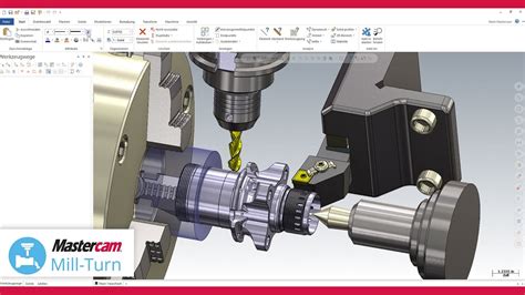 Mastercam 2021 Fräsen Mit Mill Turn Auf Der Mazak Integrex I 100 St